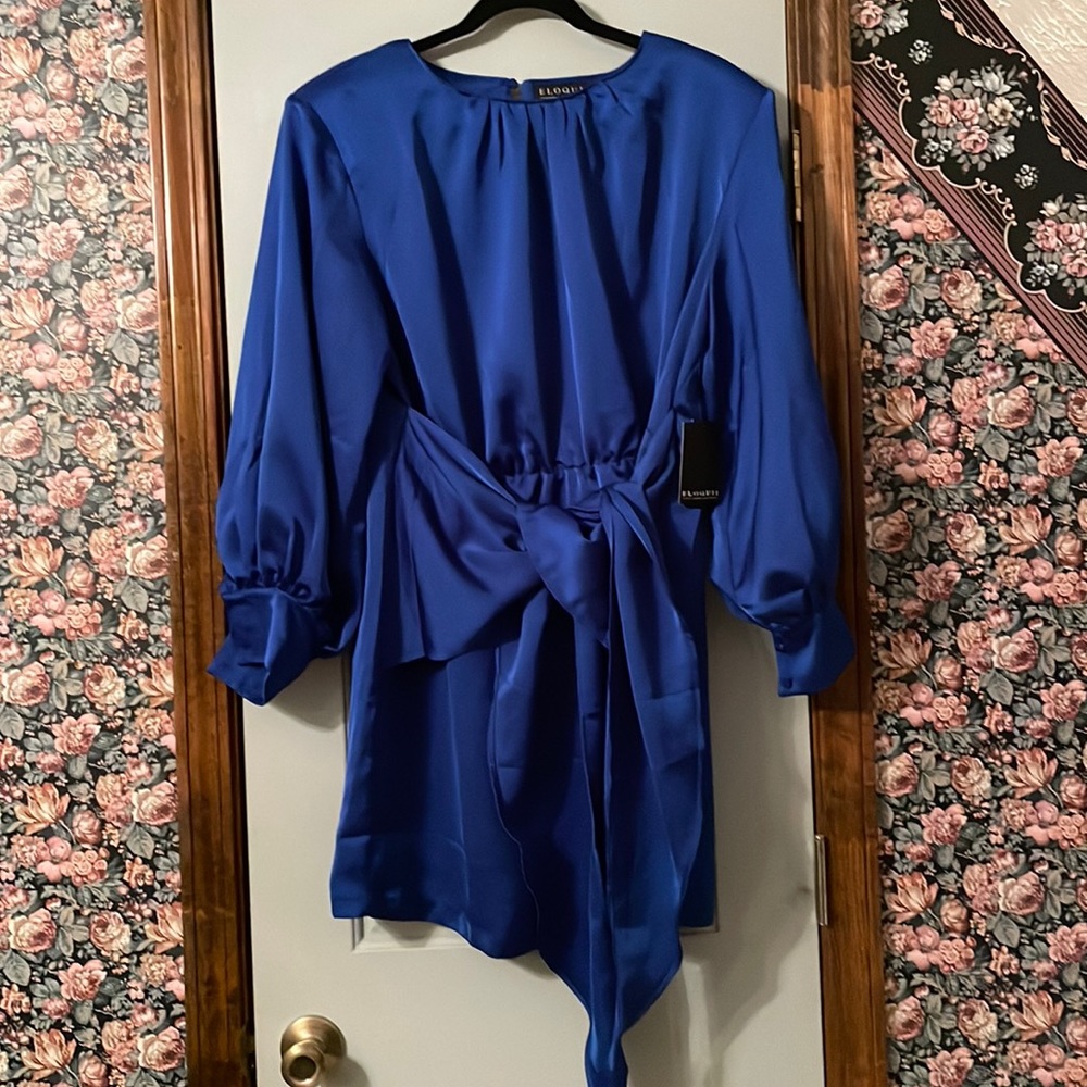 ELOQUII Cobalt Dress